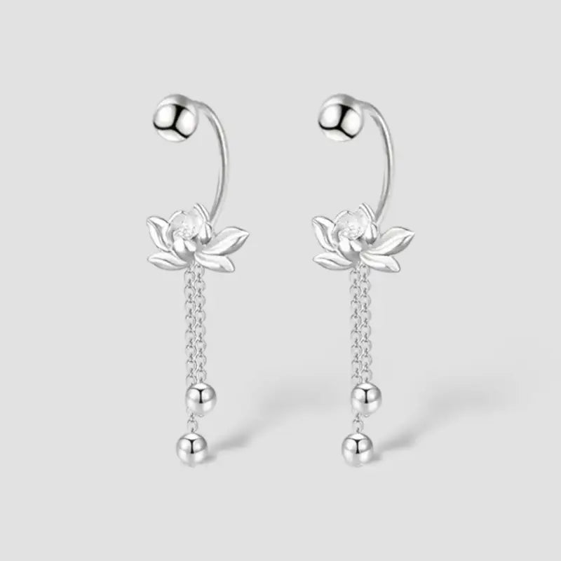 Boucles D’oreilles Fleur de Lotus - boucle d’oreille