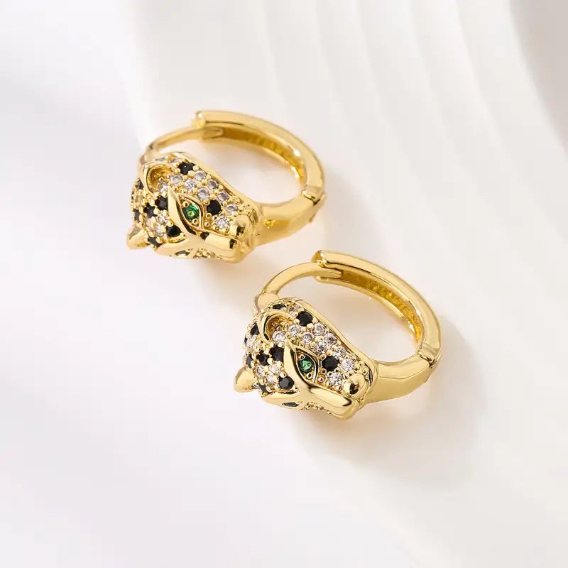Boucles D’oreilles Panthère - boucle d’oreille