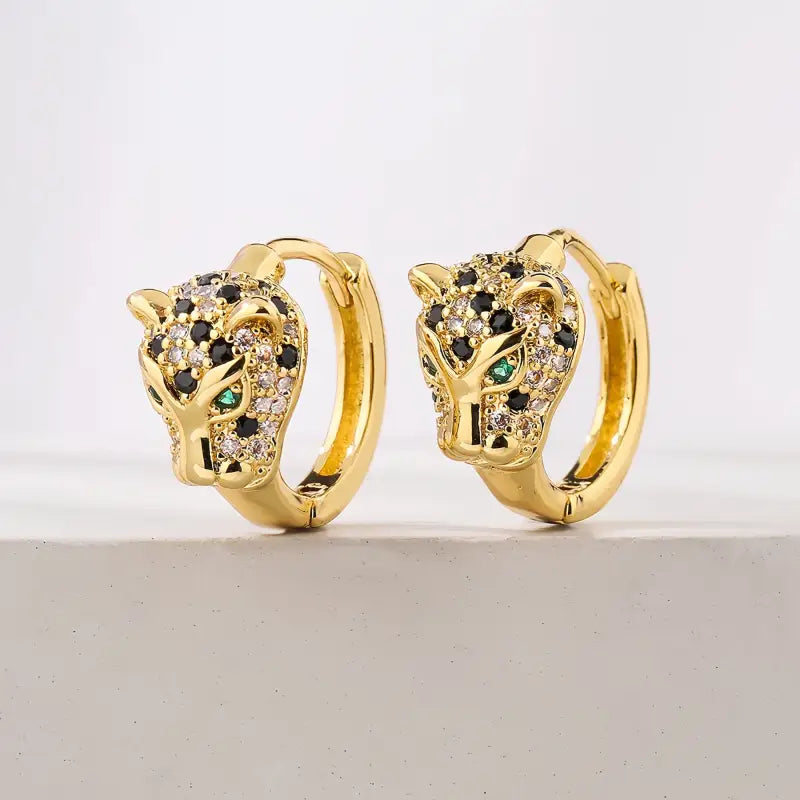 Boucles D’oreilles Panthère - boucle d’oreille