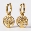 Boucles d’oreilles Pendantes arbre de Vie boucle d’oreille