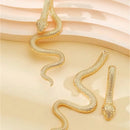 Boucles D’oreilles Serpent Doré - boucle d’oreille