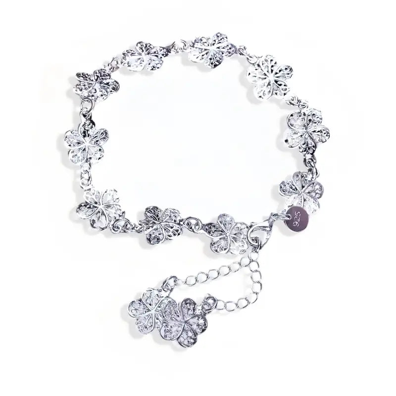 Bracelet Argent Fleur - bracelet