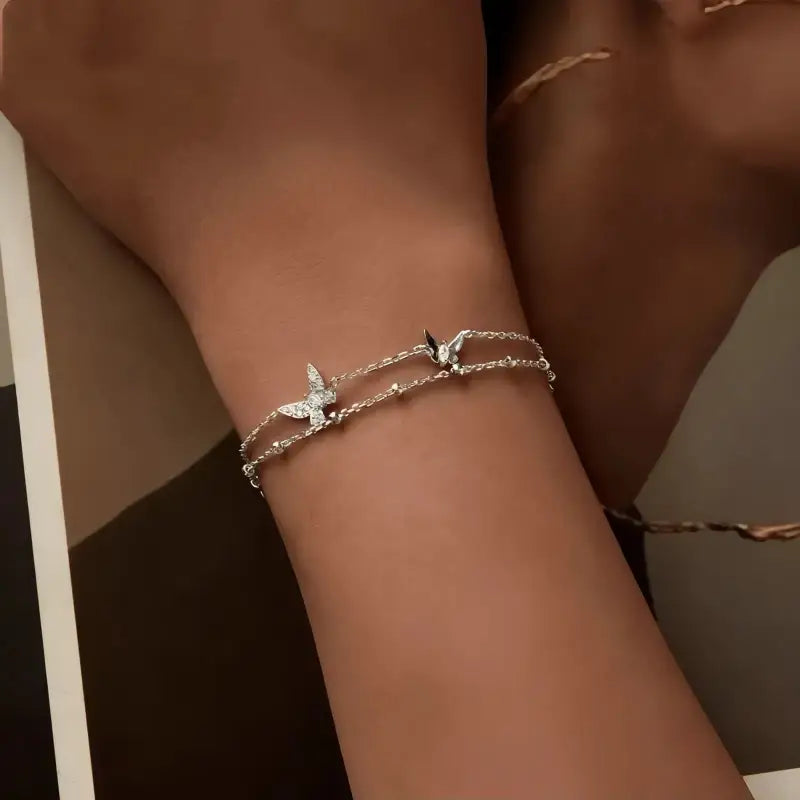 Bracelet Argent Papillon - bracelet