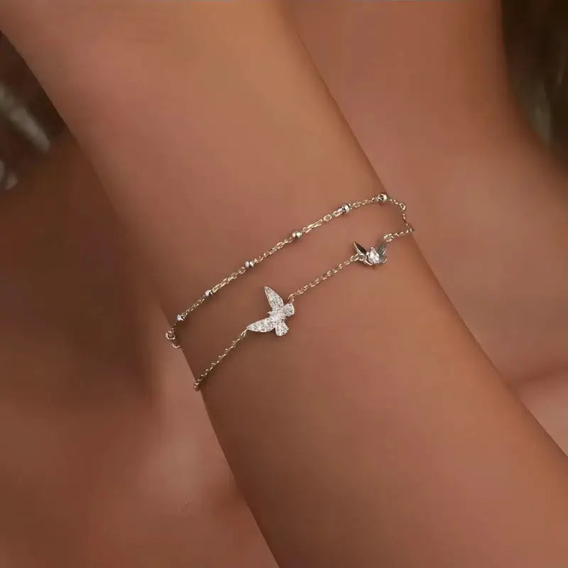 Bracelet Argent Papillon - bracelet