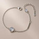 Bracelet Argent Pierre de Lune - bracelet