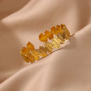 Bracelet Doré Fleur - bracelet