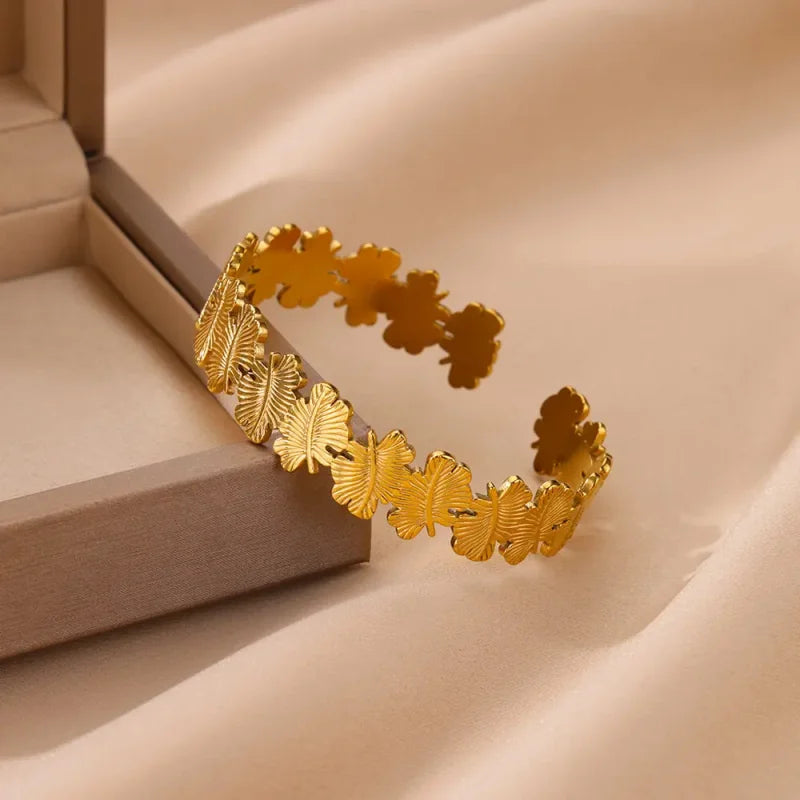 Bracelet Doré Fleur - bracelet