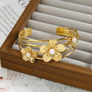 Bracelet en Fleurs - Ajustable - bracelet
