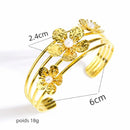 Bracelet en Fleurs - Ajustable - bracelet