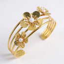 Bracelet en Fleurs - Ajustable - bracelet