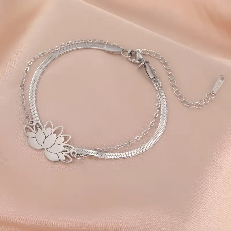 Bracelet Femme Lotus - 17-22cm - bracelet