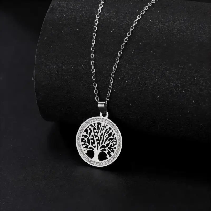 Collier Arbre de Vie en Acier inoxydable - colliers