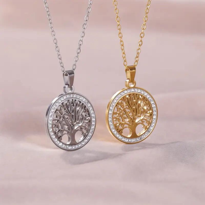 Collier Arbre de Vie en Acier inoxydable - colliers