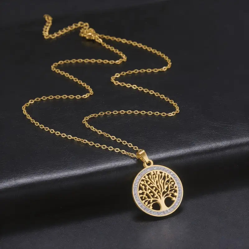 Collier Arbre de Vie en Acier inoxydable - colliers