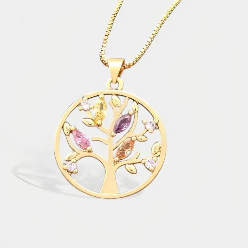 Collier Arbre de Vie Plaqué Or - colliers