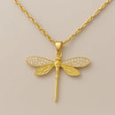 Collier avec Libellule - colliers