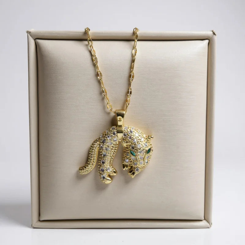 Collier avec Panthère colliers