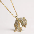Collier avec Panthère colliers