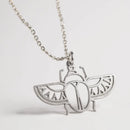 Collier avec Scarabée Argent colliers