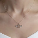 Collier avec Scarabée Argent colliers