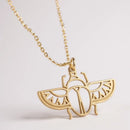 Collier avec Scarabée Doré colliers