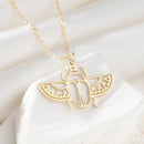 Collier avec Scarabée Doré colliers