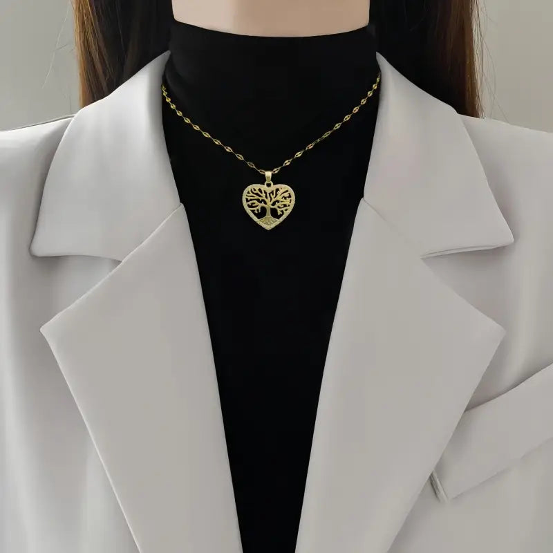 Collier Coeur Arbre de Vie - colliers