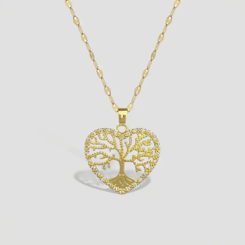 Collier Coeur Arbre de Vie - colliers