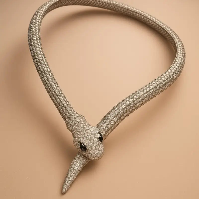 Collier en Forme de Serpent - colliers