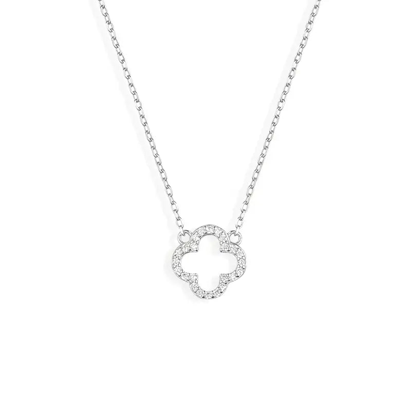 Collier Fleur Argent - colliers