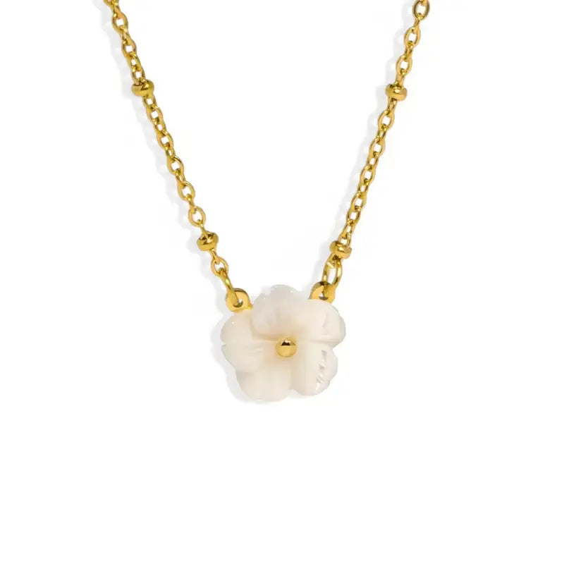 Collier Fleur Doré - colliers