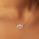 Collier Lotus Acier - colliers