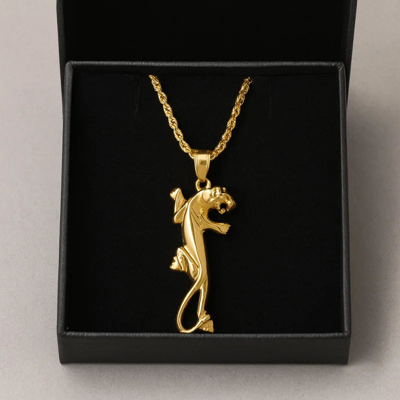 Collier Panthère Doré colliers