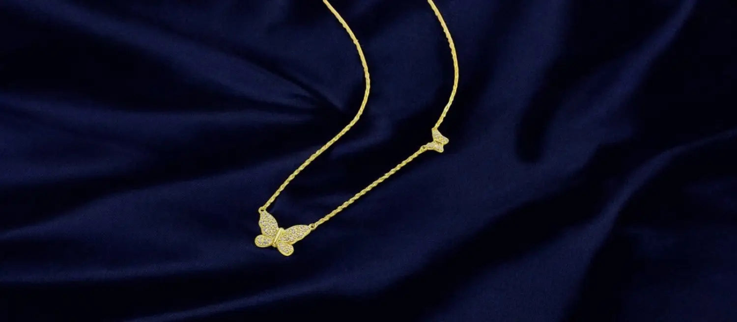 collier papillon