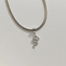 Collier Serpent Acier Inoxydable - colliers