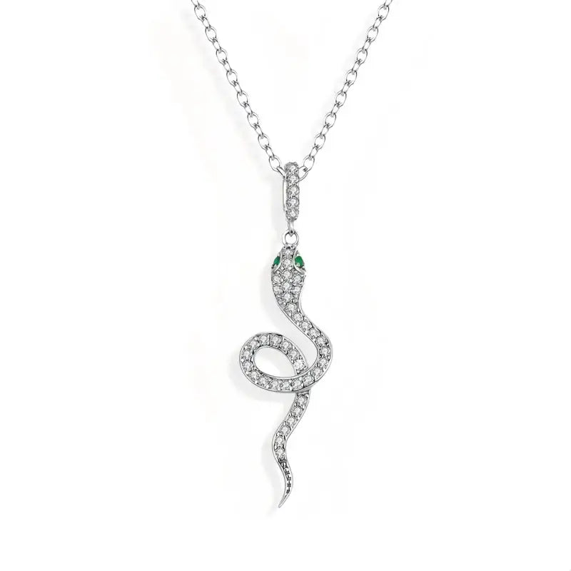 Collier Serpent Argent Femme - colliers