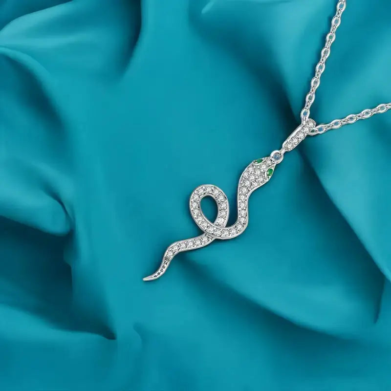 Collier Serpent Argent Femme - colliers