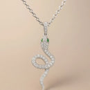 Collier Serpent Argent Femme - colliers