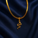 Collier Serpent Doré - colliers