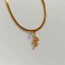 Collier Serpent Doré - colliers