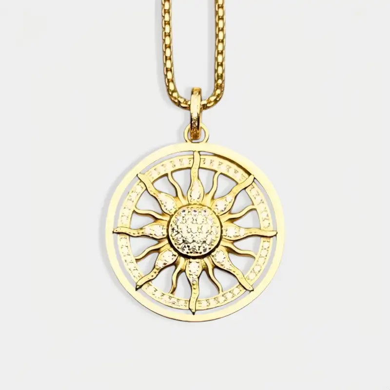 Collier Soleil Doré - colliers