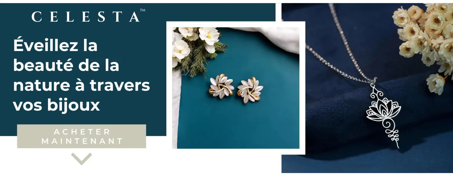 collier fleur de lotus
