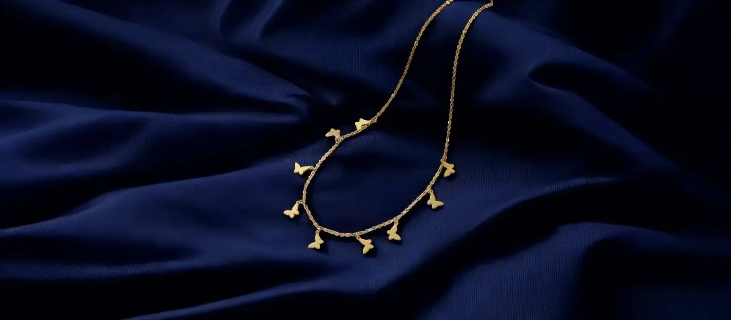 collier papillon